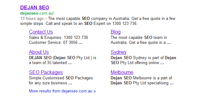 Branded SERP Snippet Branded SERP Snippet