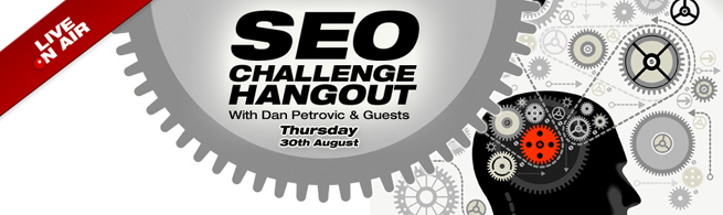 SEO Challenge Hangout SEO Challenge Hangout