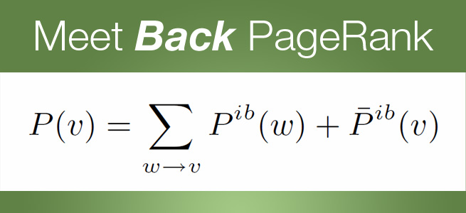 Back PageRank Back PageRank