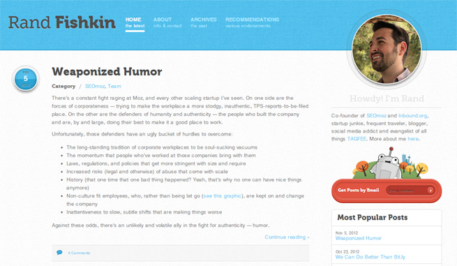 Rand's Blog Rand's Blog