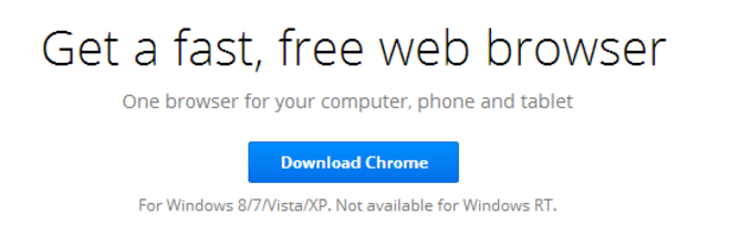 Chrome Chrome Call To Action