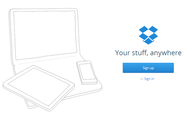 Dropbox Dropbox Call To Action