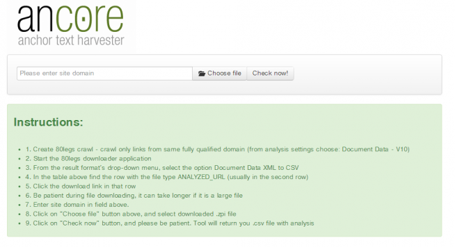 ancore screenshot