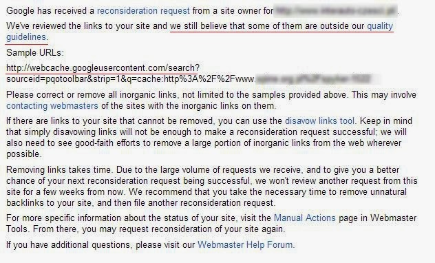 Google Cache Disavow Google Cache Disavow